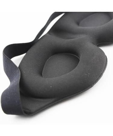 Dreamy Sleeper 3D Contoured Sleeping Mask - Memory Foam, Concave Molded Design, Ideal for Travel, Yoga, Naps - Eliminate Light for Comfortable Night Sleep - Buy Online on GoSupps.com