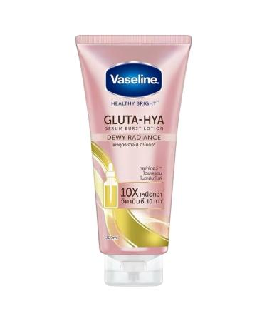 Vaseline Gluta-Hya Dewy Radiance Face & Body Lotion | Gives Brighter Skin | Glutathione & Niacinamide Infused Moisturizer 300ml