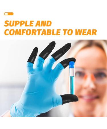 DOITOOL 100pcs Anti-Static Finger Cots - Silicone Finger Protectors for Hot Glue & Daily Use - Small Finger Covers & Rubber Crimping Accessories - Buy Online on GoSupps.com