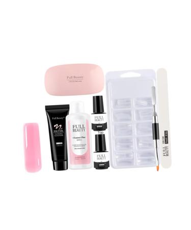 FRCOLOR 1 Set Pieces Manicure Tools Set Nail Builder Kit Soak off Nail Extensions Poly Extension Kit Press on Nails Grooming Kit Nail Art Tool Nail Extension Tips Plastic Lengthen Decorate 17.8x1.5cm As Shown