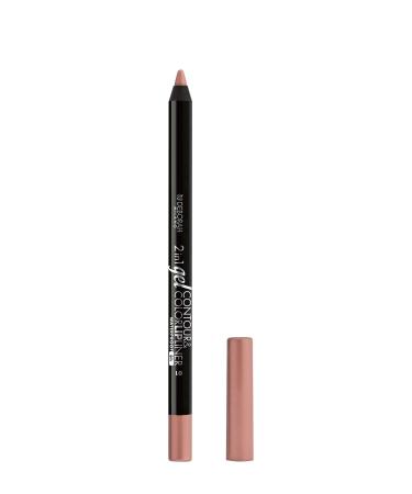DEBORAH Deborah 2-in-1 Gel Contour & Colour Crayon No. 1 Nude Rose Waterproof Long-lasting Gel-effect texture Soft and Ultra-fresh