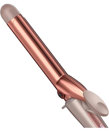 Titanium Curling Iron Luxe Series - Rose Gold Professional Hair Styling Tool | Fast Heating & Adjustable Temperature for Salon-Quality Curls | 1 Inch - Buy Online on GoSupps.com
