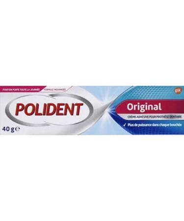 Polident Original Cr me Fixative Forte Pour Proth ses Dentaires Partielles ou Compl tes Go t Menthol 40g