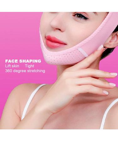 Elastic Face Slimming Belt Adjustable Breathable Belt With Lifting V Line Shaping Bandage For For Reduce Double Chin - Buy Online on GoSupps.com