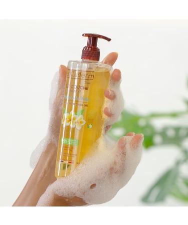  Evoluderm EVOLUDERM - 4 shower gels 500 ml + free scrub - Monoi shower gel - almond - aloe vera - coconut rain - natural ingredients - Made in France - Buy Online on GoSupps.com