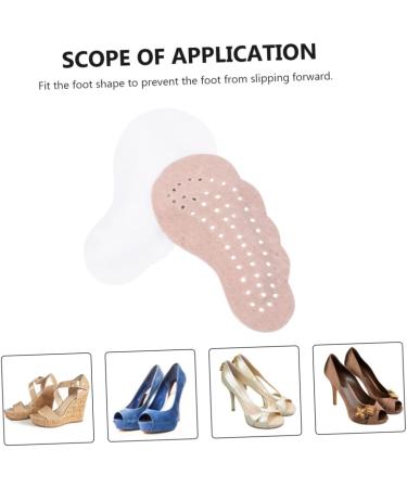 6 Pairs Leather Forefoot Pads - Comfortable Half Insoles & Cushions for Feet - Fore-Half Inserts for Enhanced Support - Ideal for All Shoe Types - Buy Online on GoSupps.com