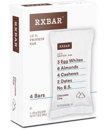 RXBAR Chocolate Chip Protein Bar - 1.83 oz | Whole Food Snack - Buy Online on GoSupps.com