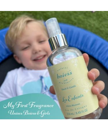 Boiess White Blossom Cologne for Moms, Babies & Kids 8.5 FL Oz | Natural Eau de Cologne with Clean & Fresh Scent | Gentle Fragrance for Soft & Sensitive Skin - Buy Online on GoSupps.com