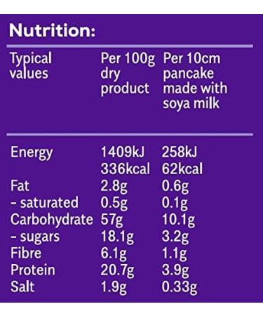 Supergood Bakery Plant Power Vegan Protein Pancake Mix - 200g Gluten-Free, Dairy-Free, All-Natural Waffle Mix - Makes 12 Pancakes - Buy Online on GoSupps.com