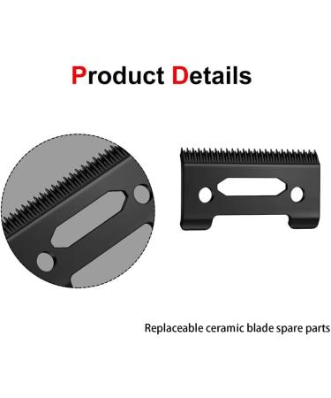 Niniang 4 Pieces 28 Teeth Ceramic Trimmer Replacement Blade Trimmer with 2 Holes Black - Buy Online on GoSupps.com
