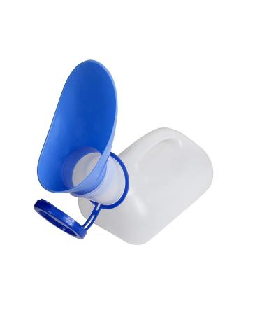 Portable Urinals 1000ml Portable Plastic Mobile Urinal Toilet Aid Bottle Outdoor Camping Car Urine Bottle for Women Men for Elderly and Children for Men Women (Color : A)
