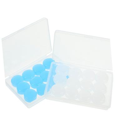 Gatuida 12 Pairs Silicone Earplugs Small Ear Plugs Silicone Ear Plugs Universal Ear Plugs for Adults Reusable Ear Plugs Noise Ear Plugs Ear Plugs for Travel Swimming Ear Plugs