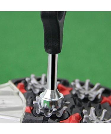 Golf Cleat Wrench - Stainless Steel Multifunctional Tool for Durable Golf Shoe Cleat Removal - Buy Online on GoSupps.com