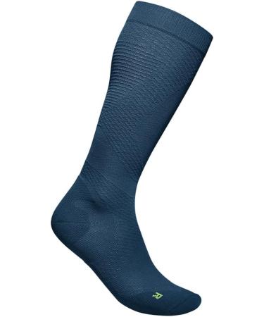 Bauerfeind Run Ultralight Compression Socks - Thin Sports Socks for Men & Women | Jogging & Fitness | Navy Blue L (44-46) - Buy Online on GoSupps.com
