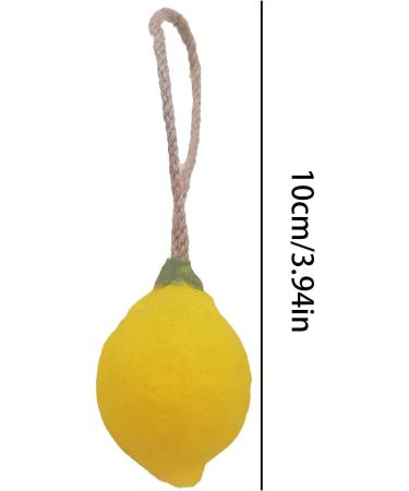 Soap Bar Deep Cleansing Power Bath Soap Lemon-Shaped Bar | Fruity Bars for Home Outdoor Travel Business Trips - Buy Online on GoSupps.com