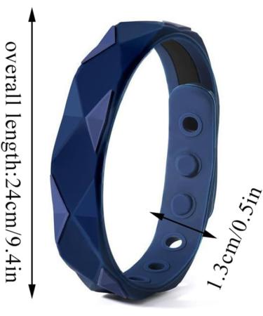 3-Piece Antistatic Bracelet Set | Healthify Sugar Regulator & Infrared Anion Therapy | Magnetic Field Sleep Improver - Type B Black - Buy Online on GoSupps.com