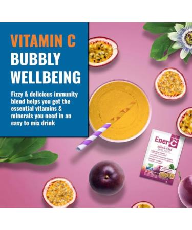 Conquitlam BC V36C2 EnerVitamin C passion fruit 2 x 30 packetsbags Pack of 2 - Buy Online on GoSupps.com