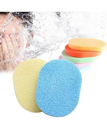 Balaji Face Cleansing Sponge Puff | Set of 2 Premium Makeup Washing Pads for Deep Cleansing - Assorted Colors - Buy Online on GoSupps.com