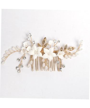 HAPINARY Bridal Headwear Hair Side Comb Flower Hair Comb Hair Accessories for Women Hair Accessories for Flower Hair Accessories Bride Headpiece Girl Headpiece Side Comb for Hair - Buy Online on GoSupps.com