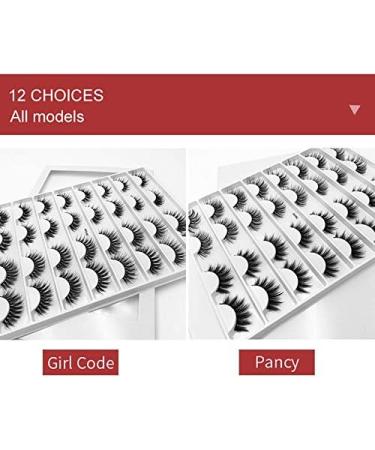 Jalzdieod 16 Pairs Magnetic Eyelashes Curler Set Long 3D Minklashes Wear Faux Cils Natural Thick False Eyelashes - Buy Online on GoSupps.com