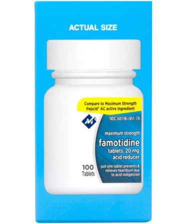 Member's Mark Acid-Pep Famotidine Tablets 20mg (100 ct x 2) - Fast Heartburn Relief - Buy Online on GoSupps.com