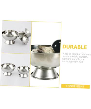 Minkissy 5-Stage High Impact Shell Razor Accessories Set - Stainless Steel Reusable Shaving Cup for Men | Perfect Gift - Buy Online on GoSupps.com