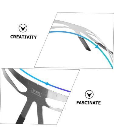 Didiseaon Bubble Leveler Eyebrow Marker Stainless Tattoos Eyebrow Ruler Position Ruler Triangle Eyebrow Marks - Buy Online on GoSupps.com