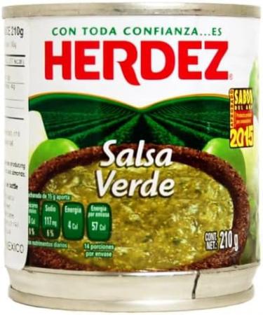 Salsa Verde Bundle with Herdez Salsa Verde 210g x6 (Pack of 6 Bundle) - Buy Online on GoSupps.com