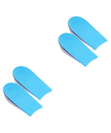 FOMIYES Sole Insoles 2 Pairs Shock Absorbing Heightening Insole Heel Support Pad Heels for Men Invisible Height Increasing Insoles Heel Cushion Insole Lift Man Inner Booster Pad Soft Sebs