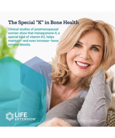 Life Extension Bone Restore Elite with Super Potent K2 - Promotes Bone Health & Density - 120 Capsules - Buy Online on GoSupps.com