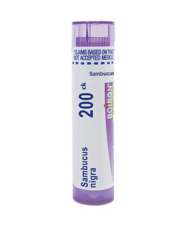 Boiron Sambucus Nigra 200Ck Md 80 Pellets for Hoarseness with Painful Cough and Nasal Congestion