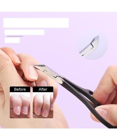 Stainless Steel Dead Skin Trimming Tool Manicure Nail Scissors Special Barbed Dead Skin Scissors Stainless Steel Manicure Trimming Tools (Color : As Shown Size : Zwart) Zwart As Shown - Buy Online on GoSupps.com