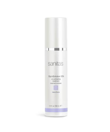 Sanitas Skincare GlycoSolution 15% Active Exfoliating Treatment 3.4 Ounces