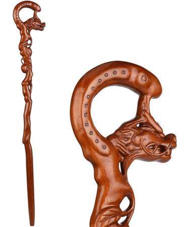 Canes Crutch Pear Wood Cane Wooden Faucet Engravable Head Handle Walking Stick High-End Walking Cane Suitable Gift for The Elderly 94cm crutch-11.19 decorate Selfless dedication - Buy Online on GoSupps.com