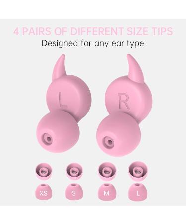 High Fidelity Concert Ear Plugs - 21dB Noise Reduction for Musicians, Sporting Events, Raves - Pink Silicone Earplug for Hearing Protection - Buy Online on GoSupps.com