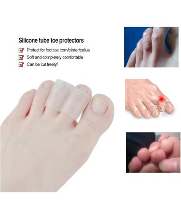Dr. Pedi Toe Protectors - 5 Pairs Toe Sleeves for Hammer Toe Relief and Pain Prevention - Buy Online on GoSupps.com