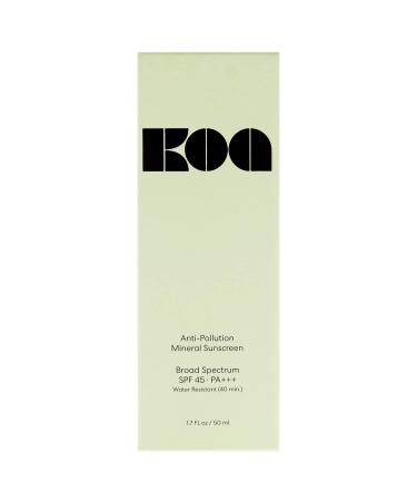 Koa Mineral Sunscreen - Invisible Formula with Nourishing Hawaii Ingredients - Effective Sun Protection, Hydrating & Lightweight - 1.7 oz - Buy Online on GoSupps.com