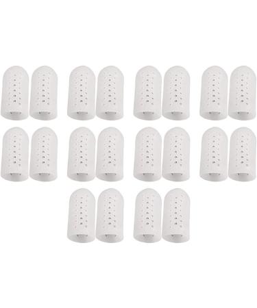 HAILIA 10 Pairs Gel Toe Cap and Big Toe Guards - Toe Tubes Sleeves for Corns, Blisters, Calluses - Finger Cots Protector - Buy Online on GoSupps.com