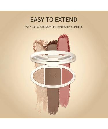 Allbesta 3 Colors Highlighter Palette - Professional Make-Up with Contour Powder Rouge & Bronzer | International Shipping Available - Buy Online on GoSupps.com