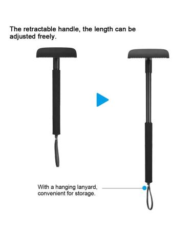 Premium Men's Back Razor - Long Adjustable Shaving Apparatus for Painless Hair Removal - Buy Online on GoSupps.com