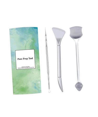 Esquirla Pore Prep Tool Blackhead Extractions Tool Professional Beauty Tool Blackhead Removers Pimple Tool Kit for Comedone Women