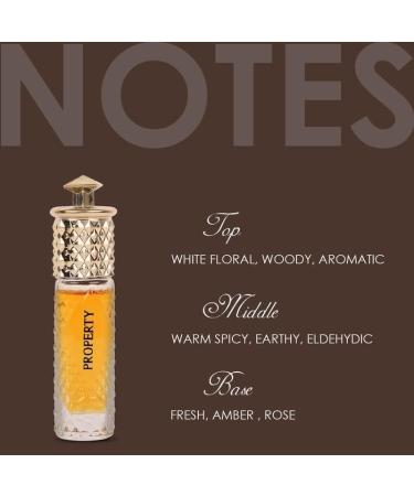 Property Premium Attar Floral Spicy & Fresh Soothing Fragrance Long Lasting Roll on Itra For Men 6ml - Buy Online on GoSupps.com