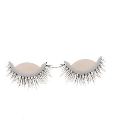 1pc No Glue Eyelashes Faux Eyelashes Artificial Eyelashes Fake Lashes Wispy Eyelashes Natural Looking Eyelashes Half Eyelashes Reusable Eyelashes Stick on Eyelashes Fluffy Set 3d