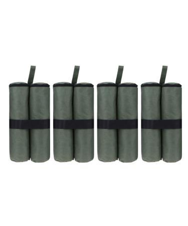 BESPORTBLE 4pcs Outdoor Shade Canopy Sand Bags Outdoor Sand Bags Canopy Weights Bags Sandbag Windproof Army Green