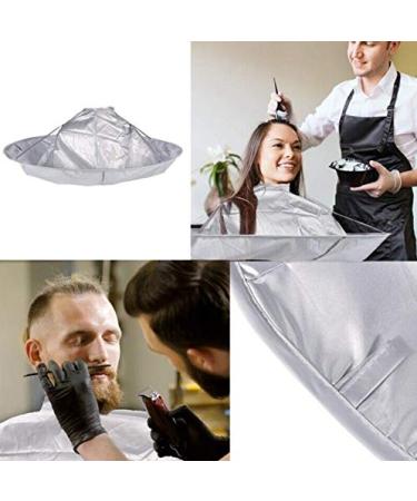 Voarge Hairdressing Cape & Gown - Breathable Haircut Cloth for Adults & Children | Gray Silver - Buy Online on GoSupps.com