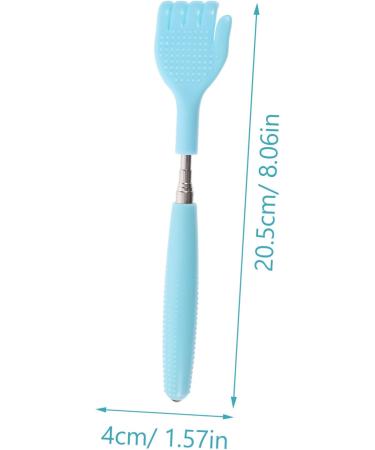 Tovinanna Portable Back Scratching Tool | Long Handle Backshaber | Handy Stainless Steel Itching Agent & Massager - 20.5x4cm - Blue | International Shipping Available - Buy Online on GoSupps.com