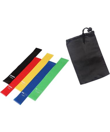 5Pcs Workout Rings Band Resistance Band Legs And Butt Hip Circles Resistance Band Nonslip Resistance Rings Exercise Band - Buy Online on GoSupps.com