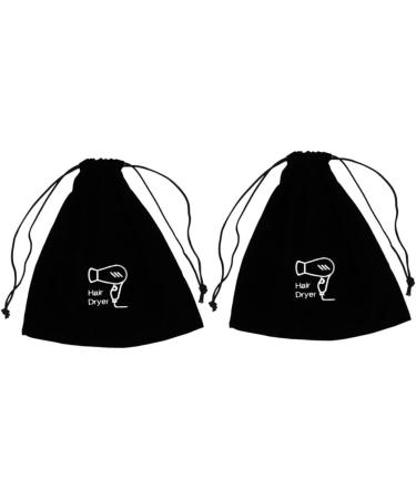 Beavorty 6 Pcs Velvet Bag Blow Dryer Bag Hair Dryer Bag for Travel Hair Tool Travel Bag Flannel Black 30.00X26.00X0.50CMx3pcs Blackx3pcs - Buy Online on GoSupps.com