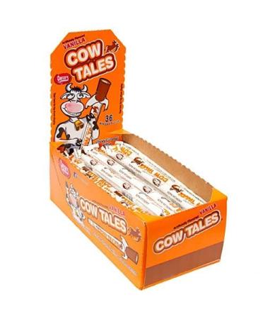 Goetze's Cow Tales Caramel & Cream Sticks - 36-Piece Box | Delicious Candy Treats - Buy Online on GoSupps.com