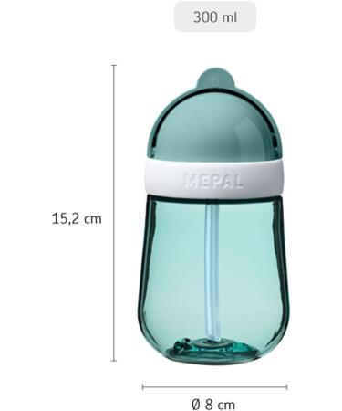 Mepal Mio Toddler Straw Cup - BPA Free Dishwasher Safe 300ml - Ideal for Kids 9 Months & Up - Flowers & Butterflies Design - Buy Online on GoSupps.com